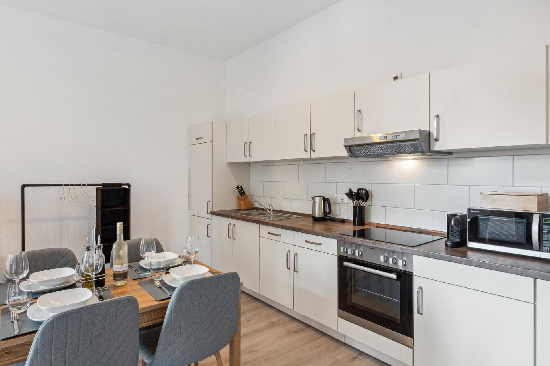 Homespace - Magdeburg - Gemuetliches Apartment Mit Balkon Ngoại thất bức ảnh