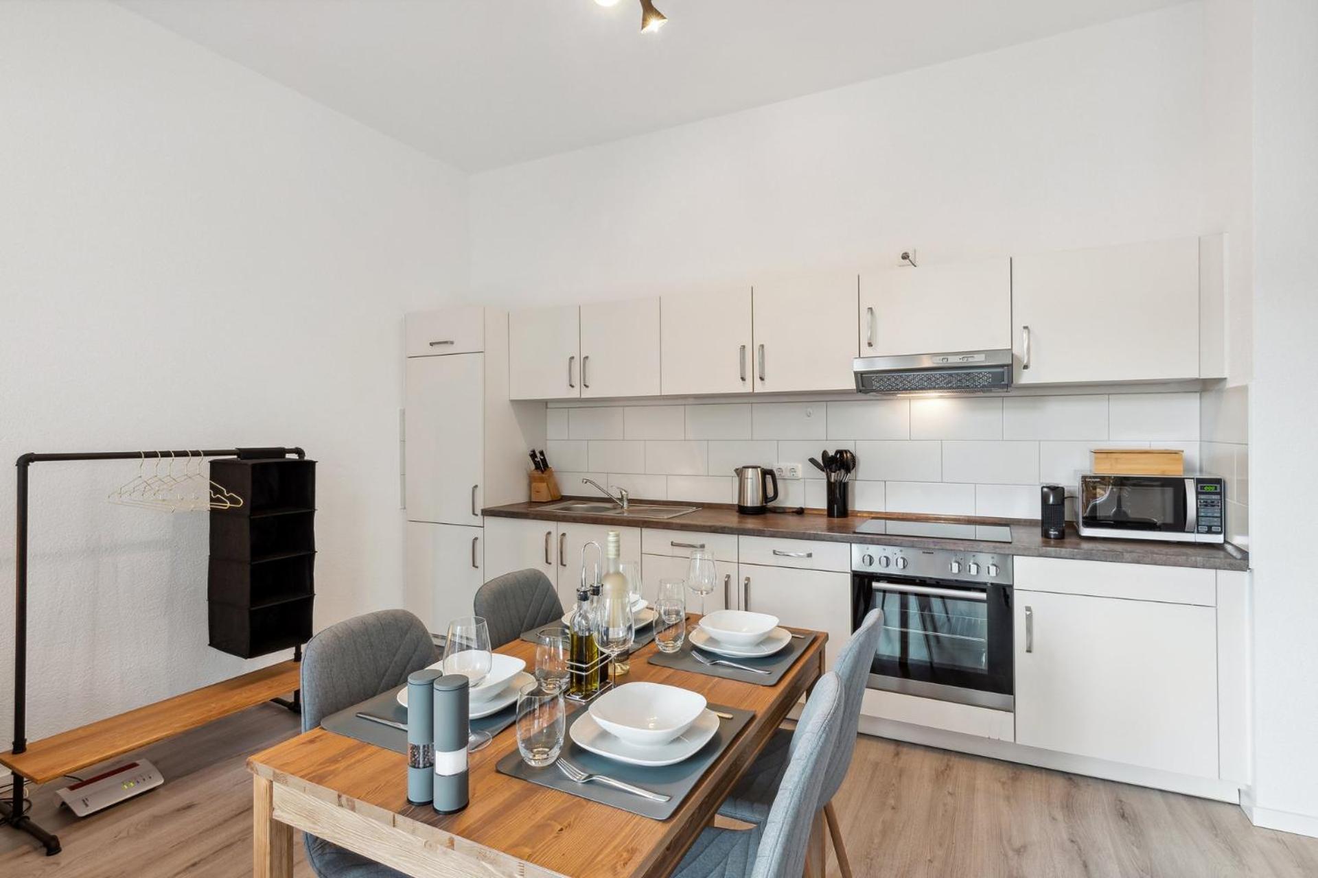 Homespace - Magdeburg - Gemuetliches Apartment Mit Balkon Ngoại thất bức ảnh